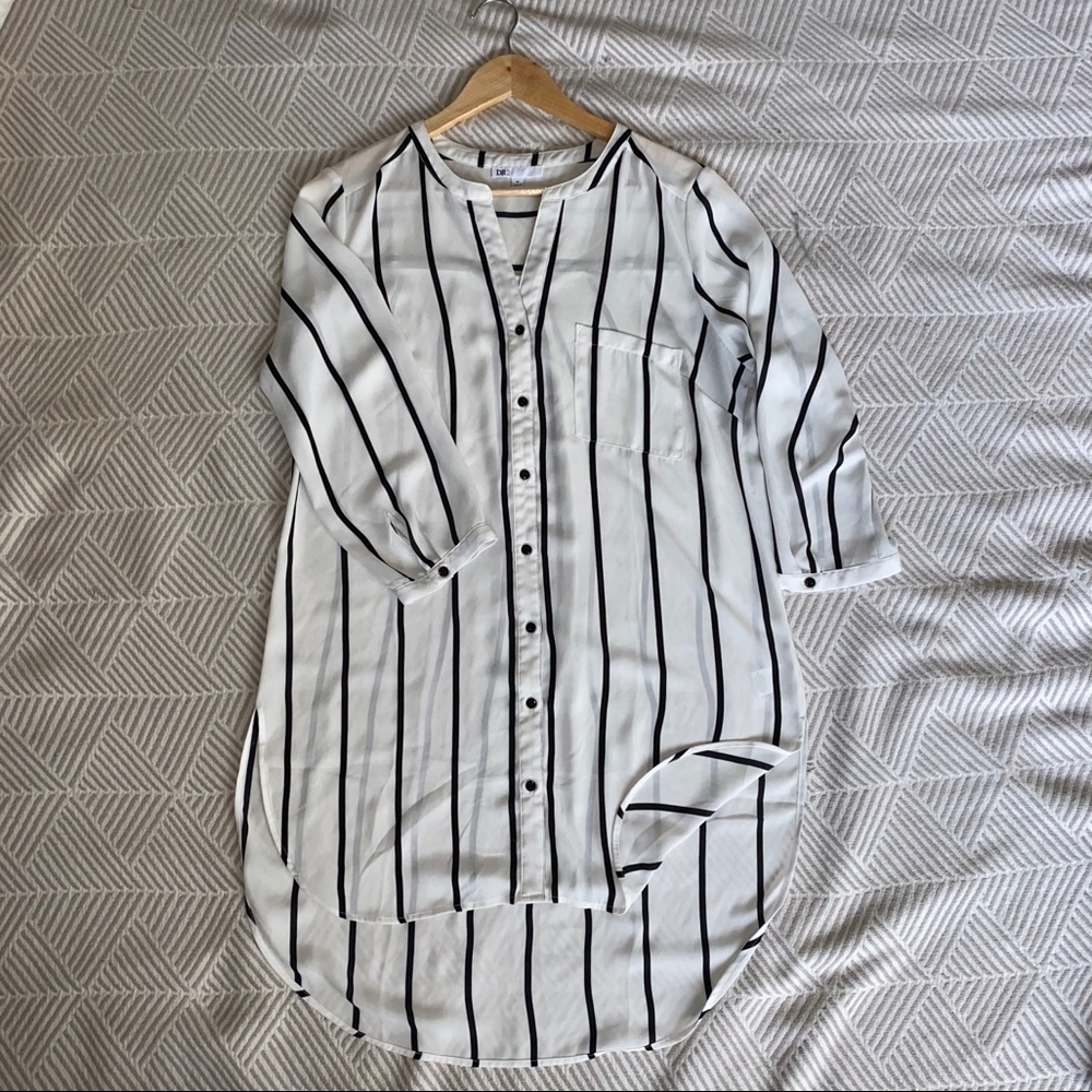 3/4 Sleeve Chiffon Tunic